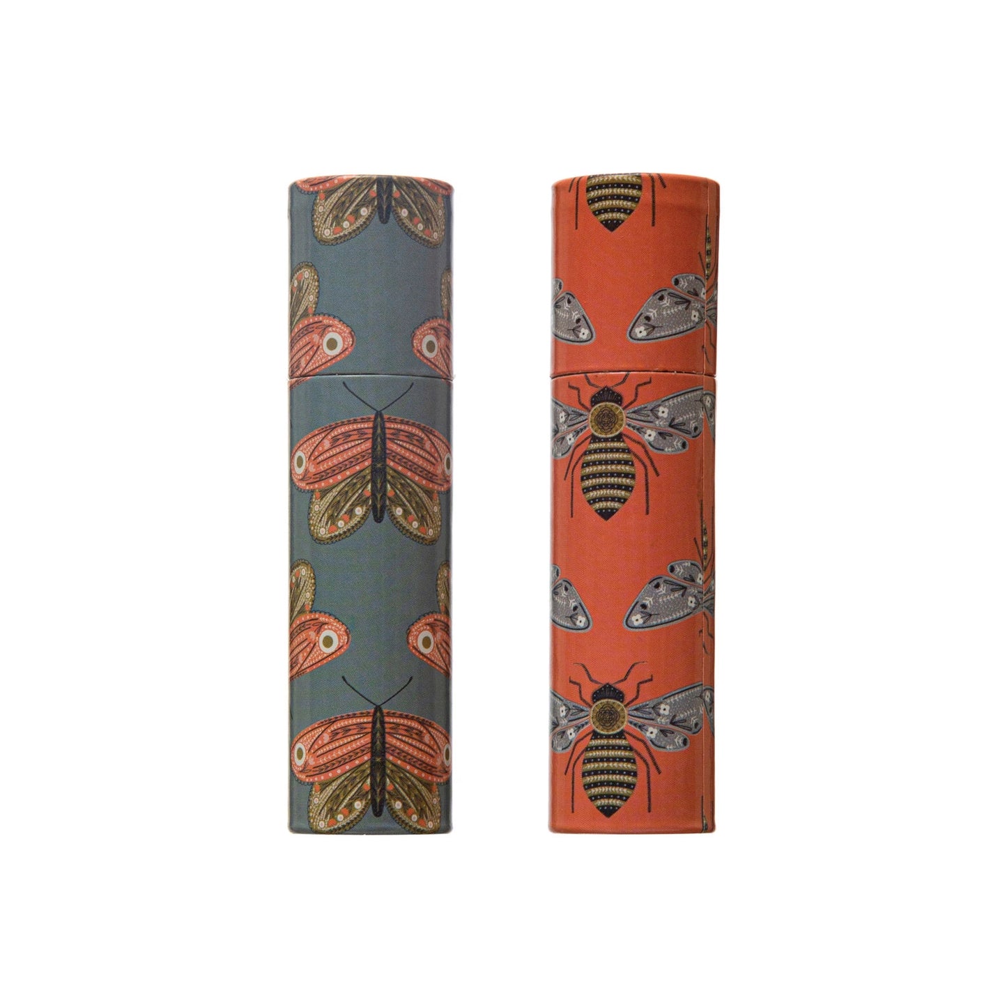 Safety Matches Tube with Bee/Moth Print