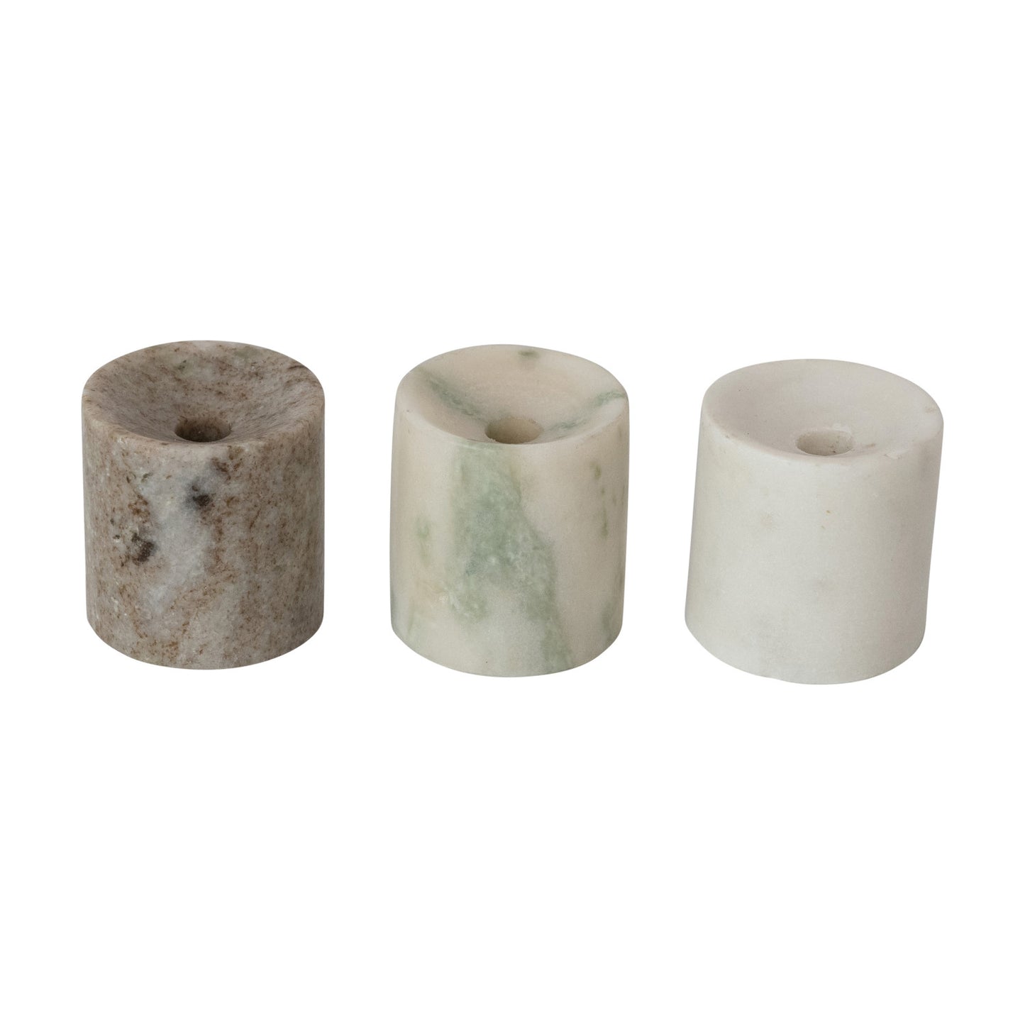 Marble Taper Candle Holder