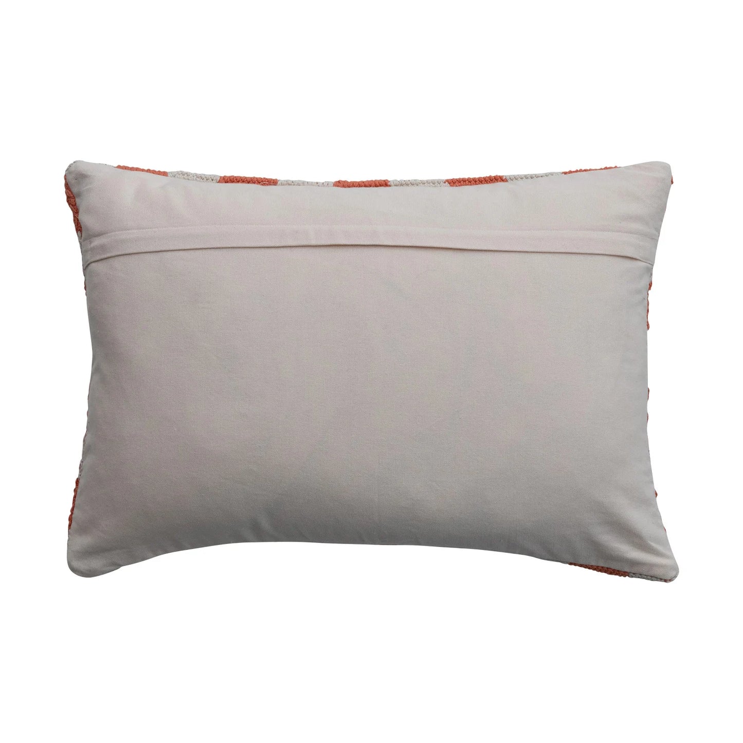 All You Need is Love Crocheted Check Lumbar Pillow