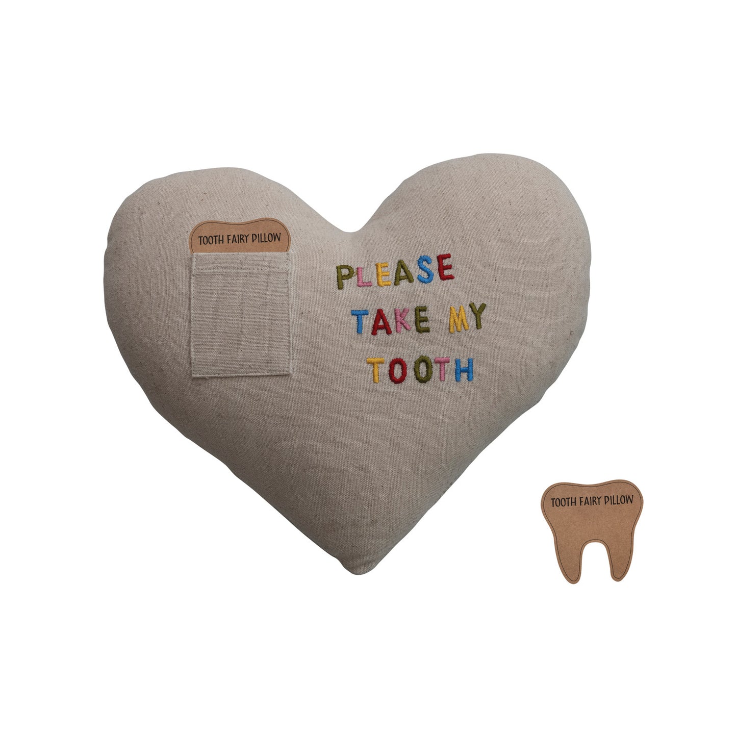 Heart Tooth Fairy Pillow