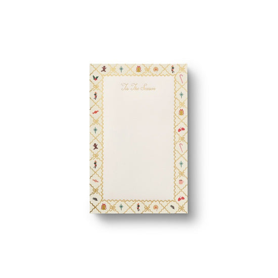 Christmas Argyle Notepad