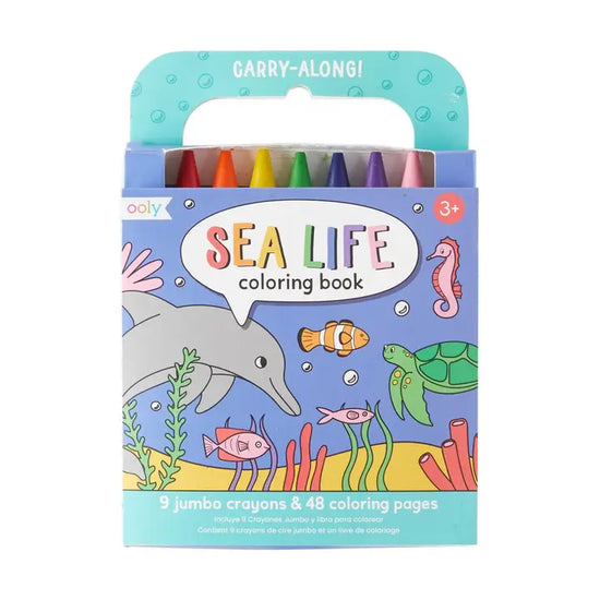 Carry-Along Sea Life Coloring Book