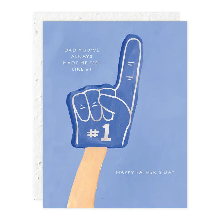 #1 Dad Father's Day Card