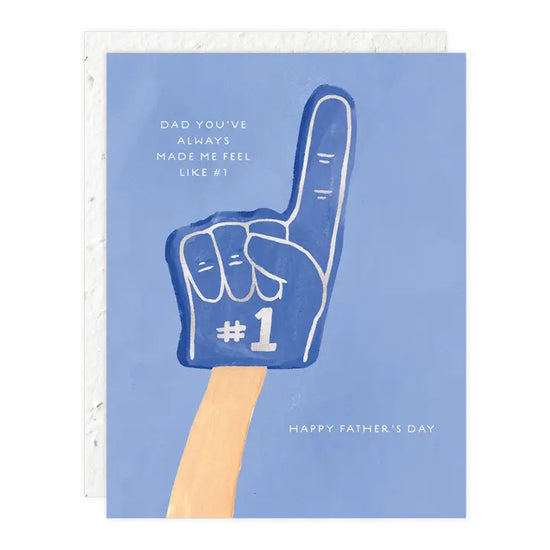 #1 Dad Father's Day Card
