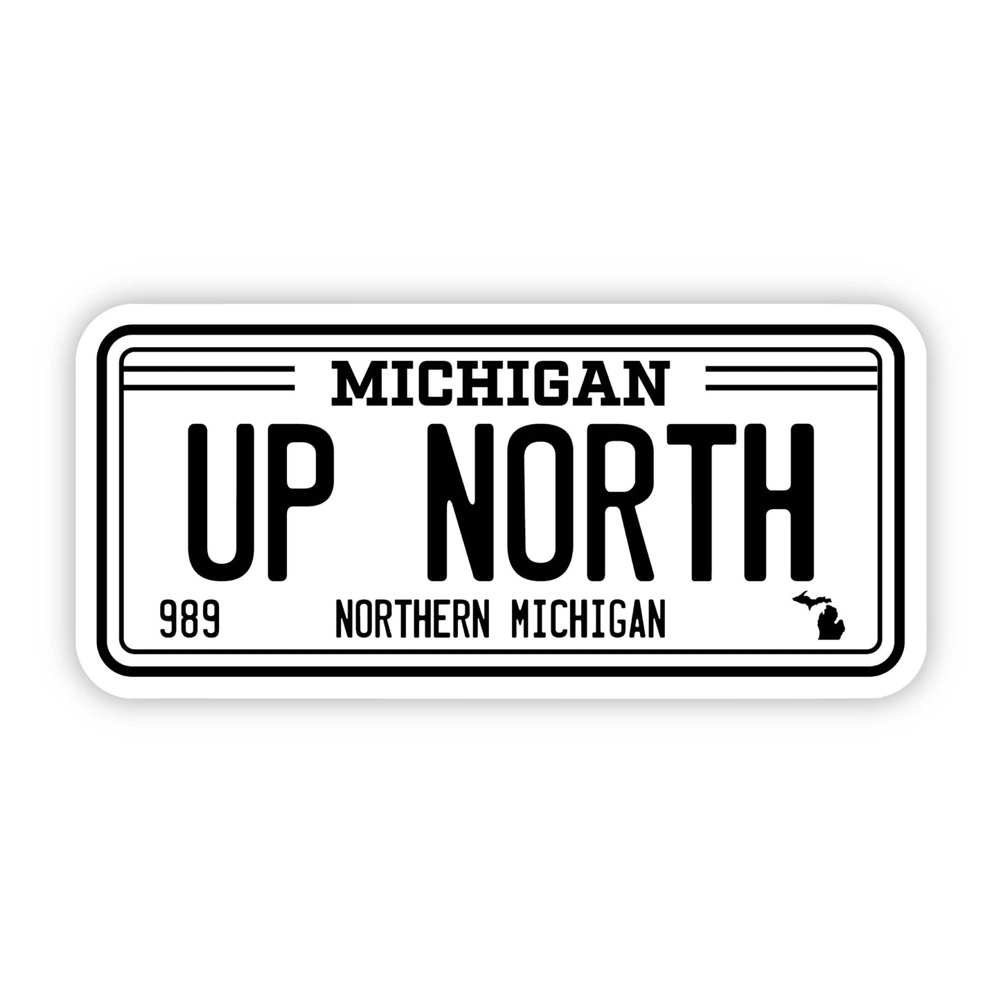 Up North Michigan Sticker
