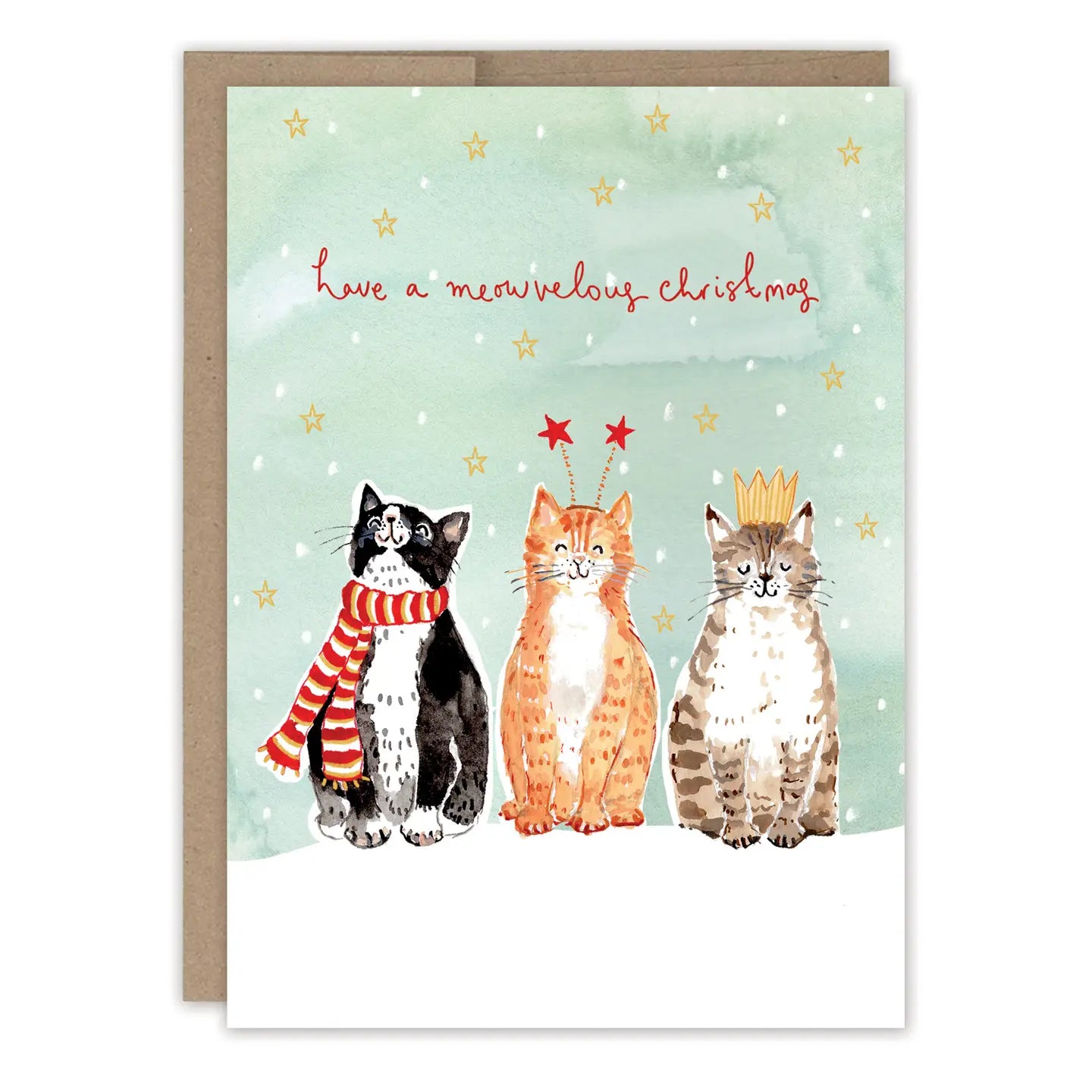 Cats Meowvelous Christmas Holiday Card