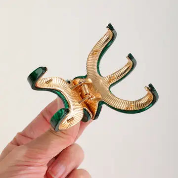 Jade Small Octopus Claw Clip