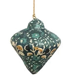 Paper Mache Block Print Ornament