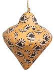 Paper Mache Block Print Ornament
