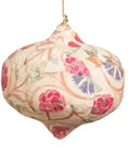 Paper Mache Block Print Ornament