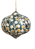 Paper Mache Block Print Ornament