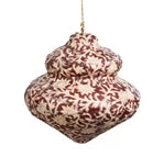 Paper Mache Block Print Ornament