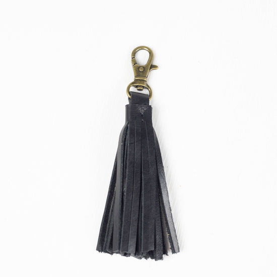 Leather Tassel Charm