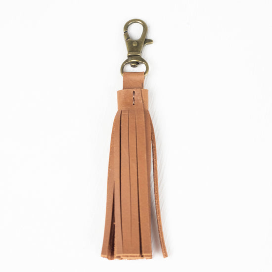 Leather Tassel Charm
