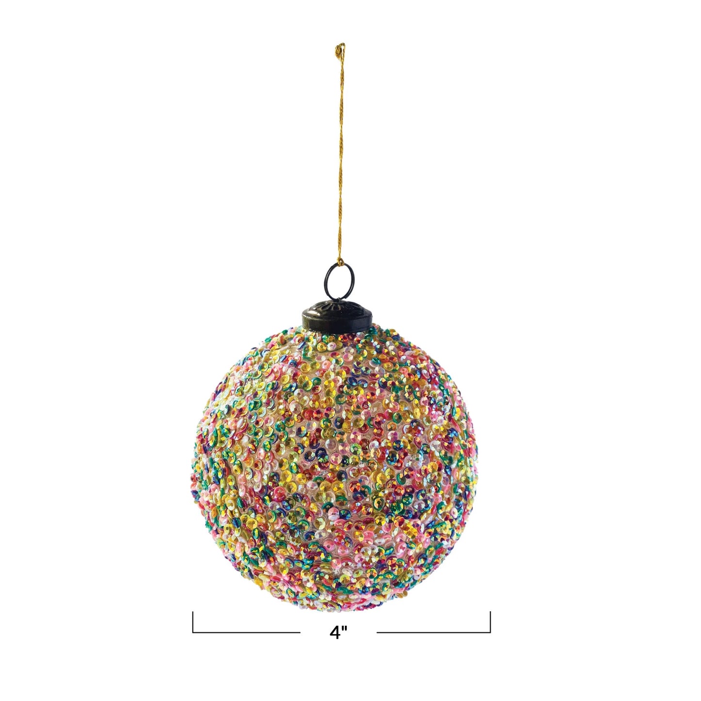 Sequin Sphere Ornament
