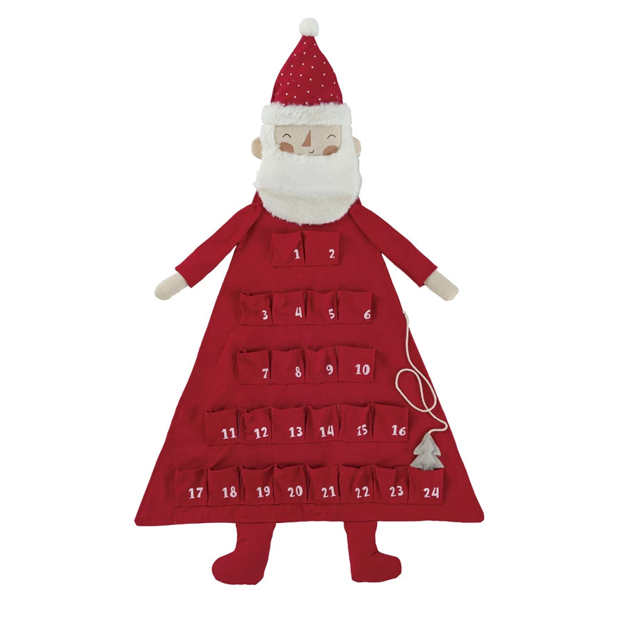 Fabric Santa Advent Calendar