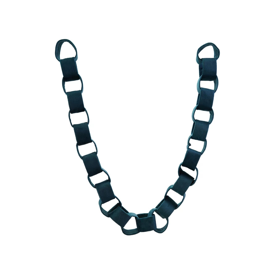 Green Velvet Link Garland