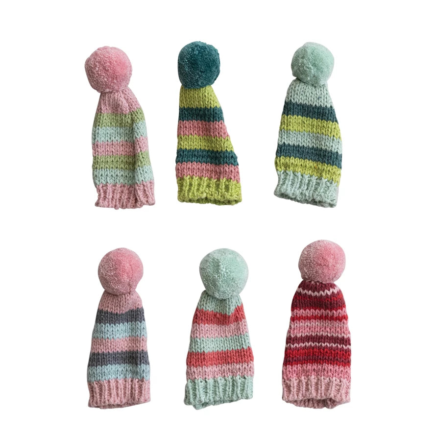 Knit Hat Bottle Topper