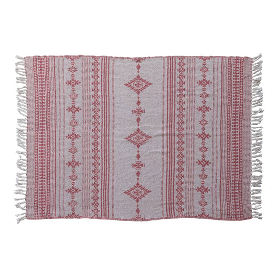 Fair Isle Throw Blanket