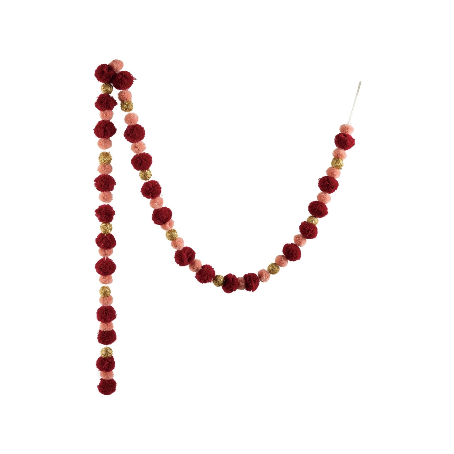 Burgundy, Pink, & Gold Garland