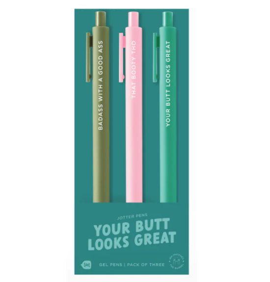 Your Butt Looks Great 3 Pack Jotter Set
