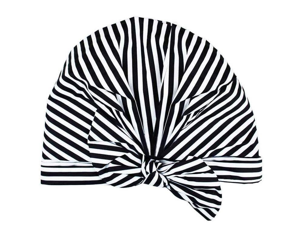 Stripes Luxe Shower Cap