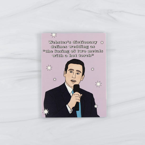 Load image into Gallery viewer, Michael Scott Wedding Card
