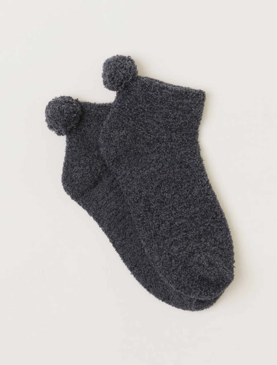 Load image into Gallery viewer, Women&amp;#39;s Pom Pom Ankle Socks
