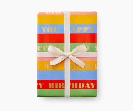 Load image into Gallery viewer, Birthday Wishes Wrapping Roll
