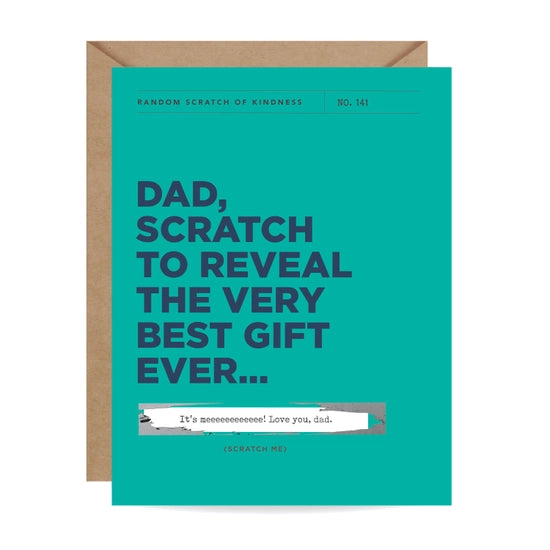 Best Gift Ever Scratch-off Dad Card