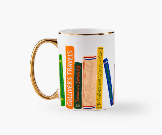 Load image into Gallery viewer, Book Club Porcelain Mug
