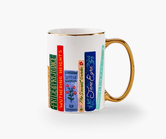 Load image into Gallery viewer, Book Club Porcelain Mug
