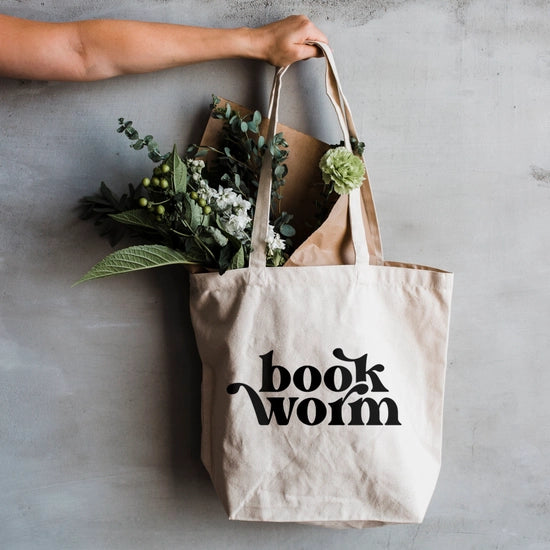 Load image into Gallery viewer, Bookworm Tote Bag
