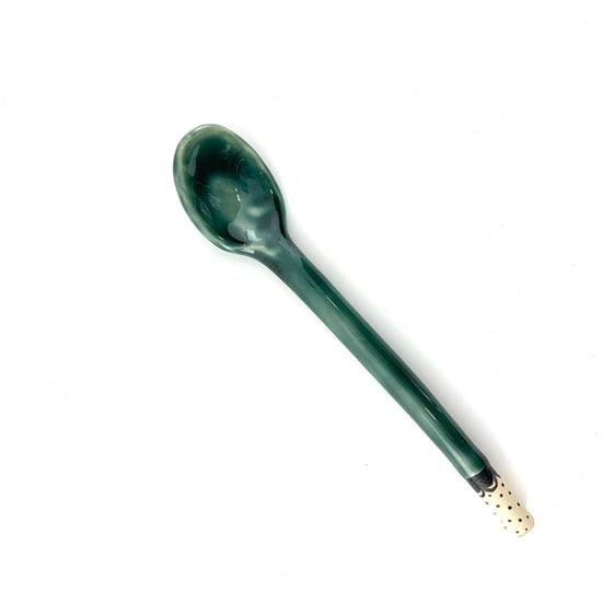 Emerald Ceramic Spoon