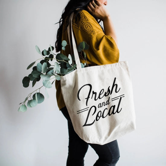 Load image into Gallery viewer, Fresh and Local Tote Bag
