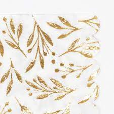 Load image into Gallery viewer, Gold Leaf Large Napkins
