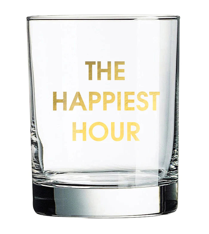 Load image into Gallery viewer, Happiest Hour Rocks Glass
