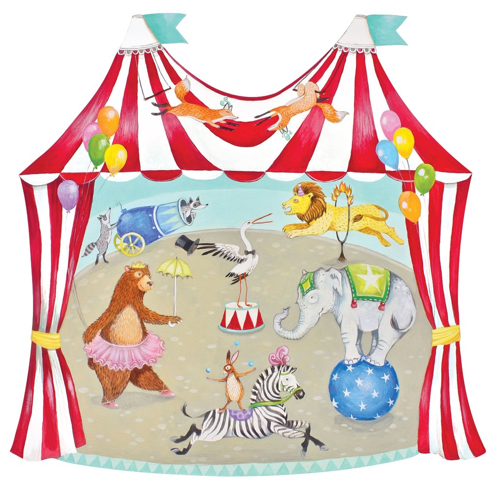 Die-Cut Circus Tent Placemat