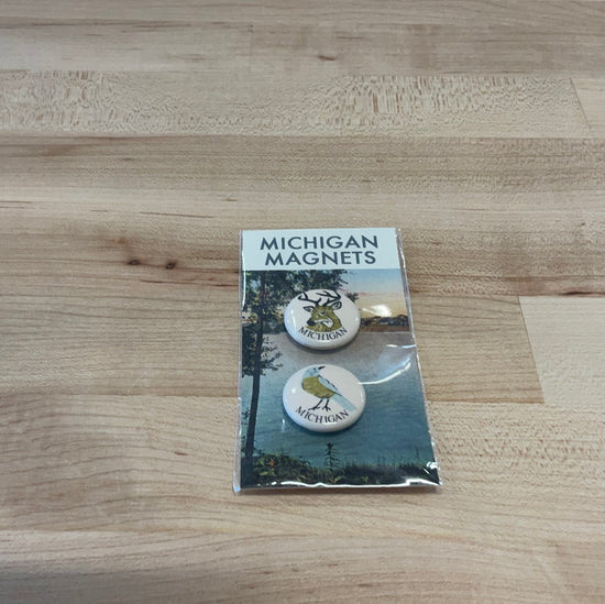 Load image into Gallery viewer, Michigan Button Magnet Set

