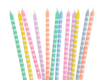 Pastel Party Candles