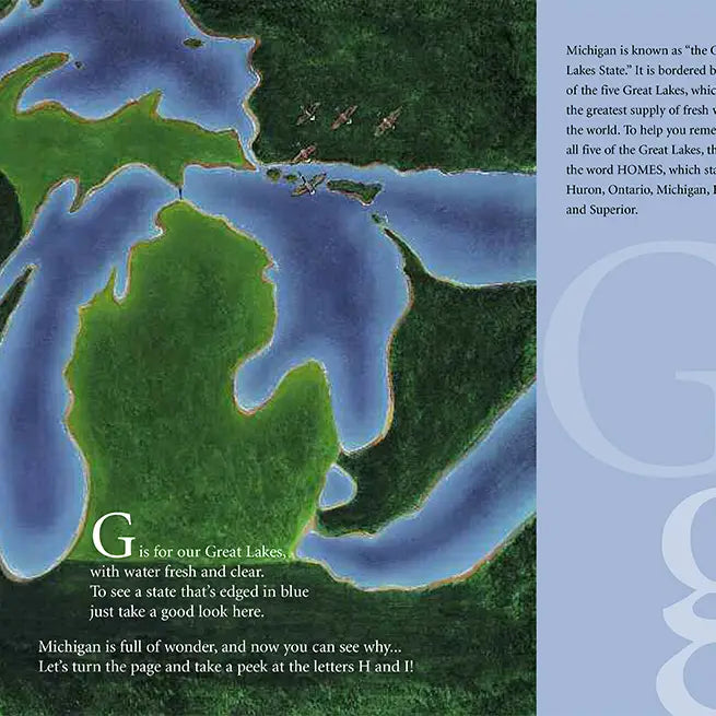 Load image into Gallery viewer, M is for Mitten: Michigan Alphabet Book
