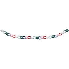 Scalloped Christmas Paper Chains