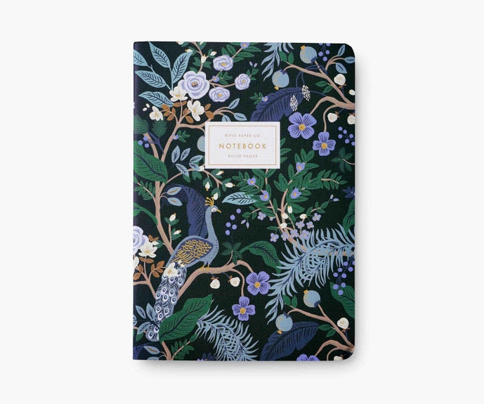 Peacock Notebook Set