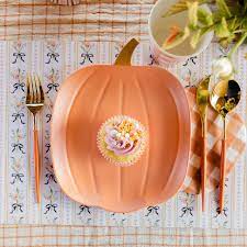 Load image into Gallery viewer, Reusable Bamboo Pumpkin Plate
