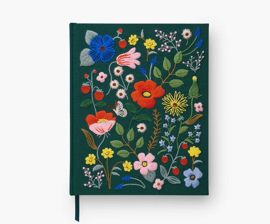 Load image into Gallery viewer, Embroidered Fabric Sketchbook
