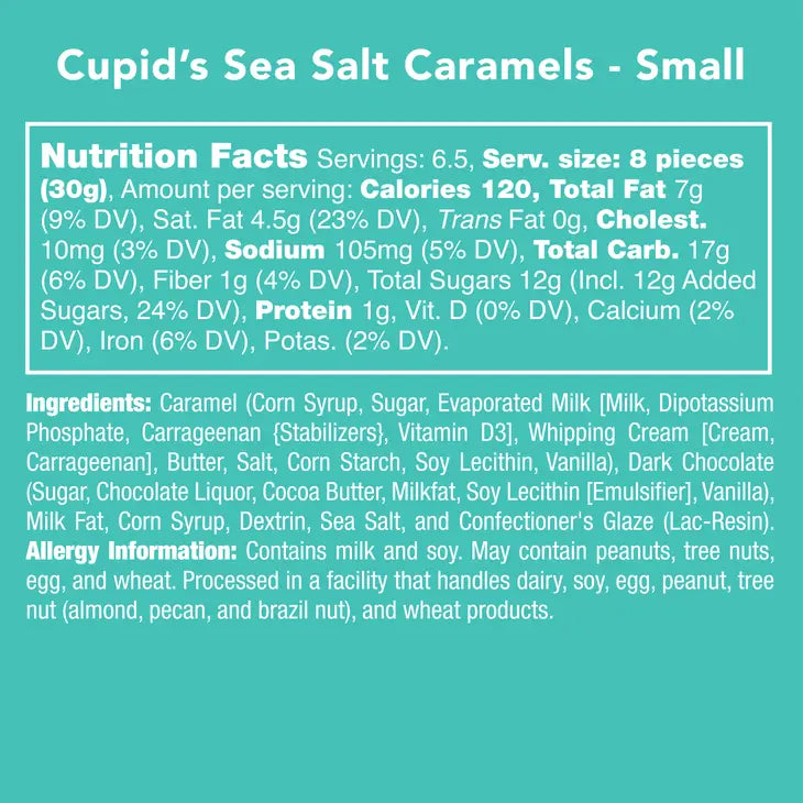 Load image into Gallery viewer, Cupid&amp;#39;s Sea Salt Caramels
