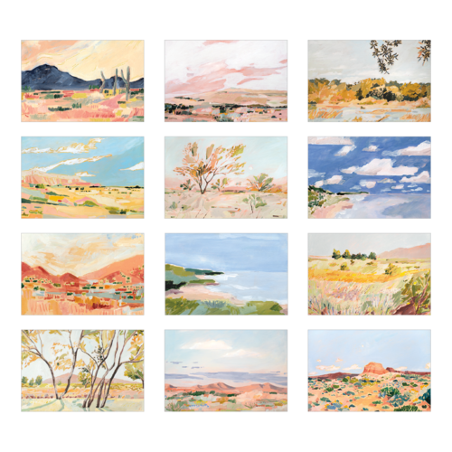 Load image into Gallery viewer, Desert Cactus Postcard Calendar
