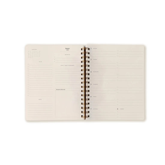 Sky Bookcloth 2023 Dated Planner