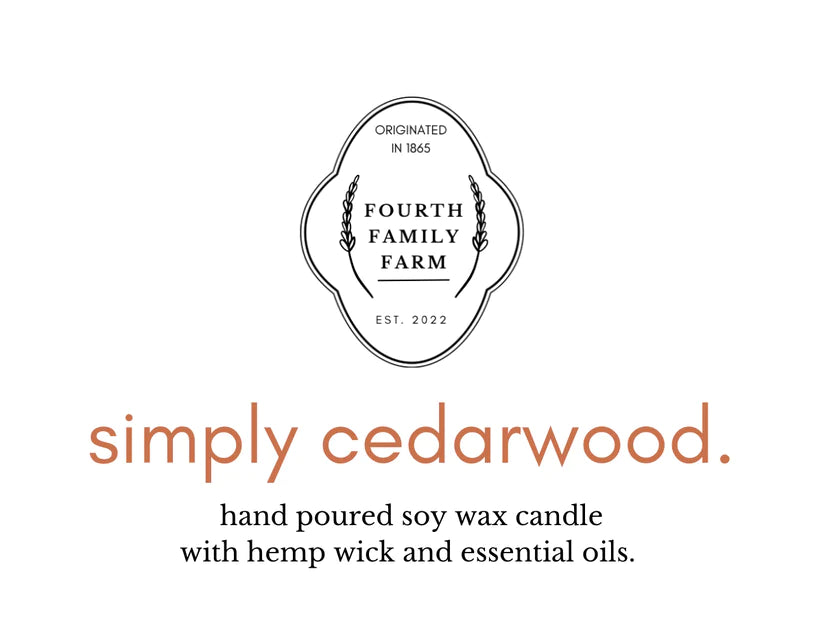 Simply Cedarwood Soy Candle