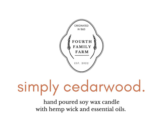 Simply Cedarwood Soy Candle